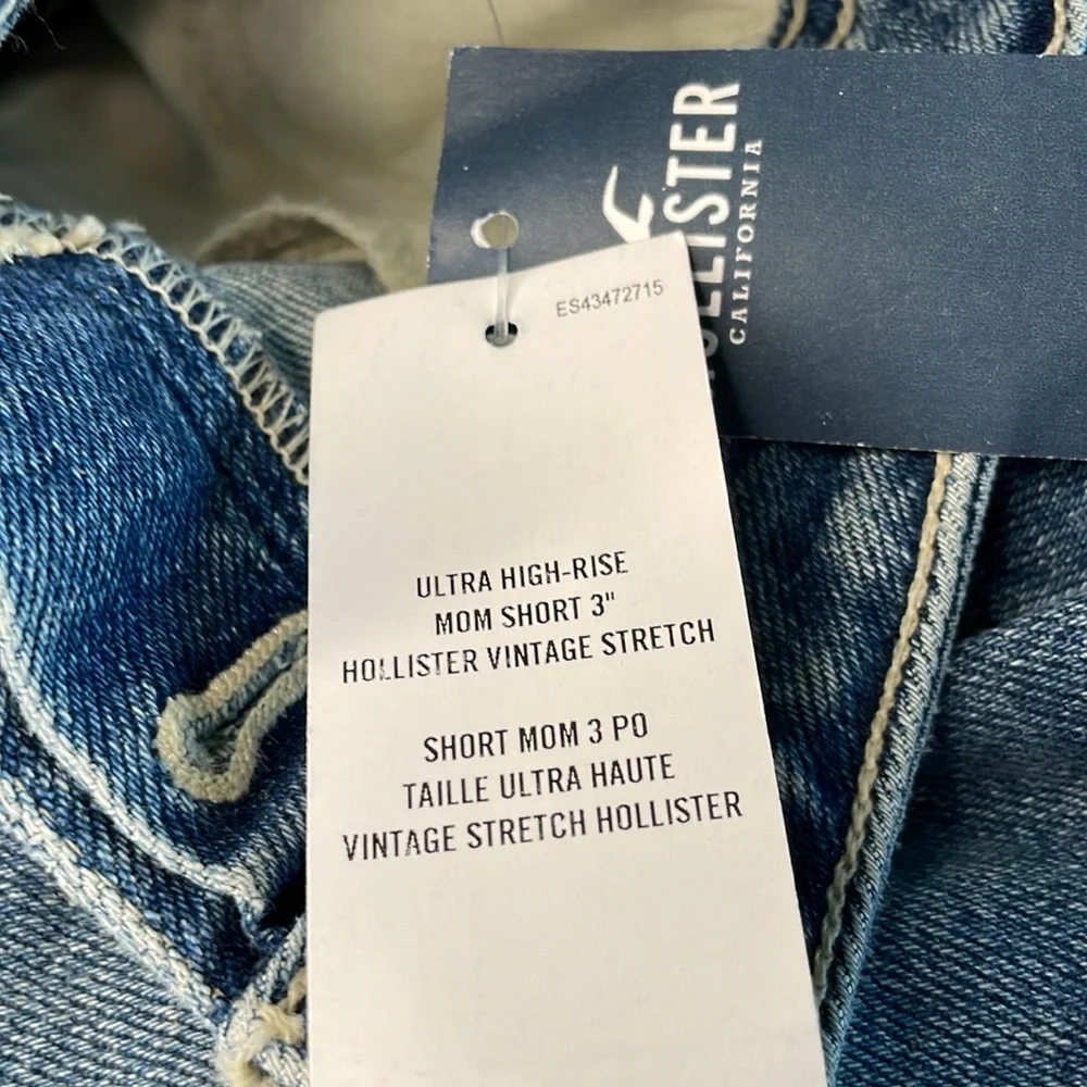 NWT Hollister‎ Ultra High-Rise Mom Shorts - Size 11